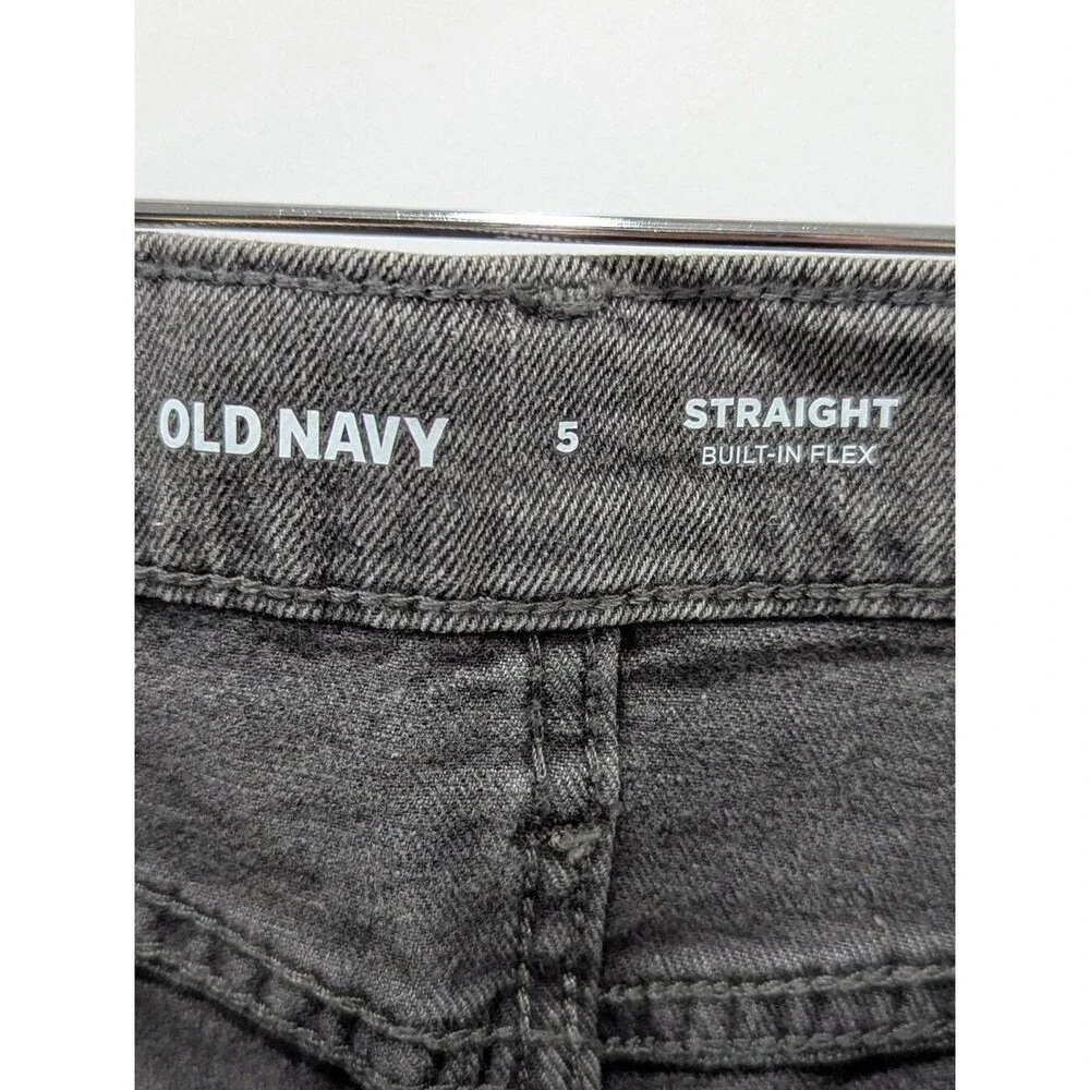 Old Navy Kids In New With Tags Black Gray Jeans Denim Pants School Boys Size 5